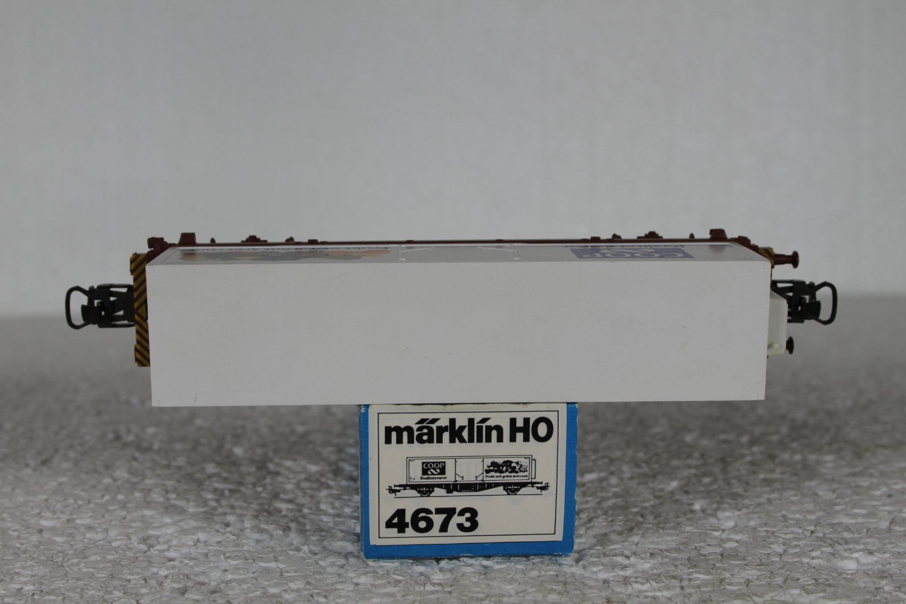 Märklin Modellini di ferrovie: Märklin 4673 SJ  COOP Güterwagen – Usato da Triesen venduto da cor_62ts 8