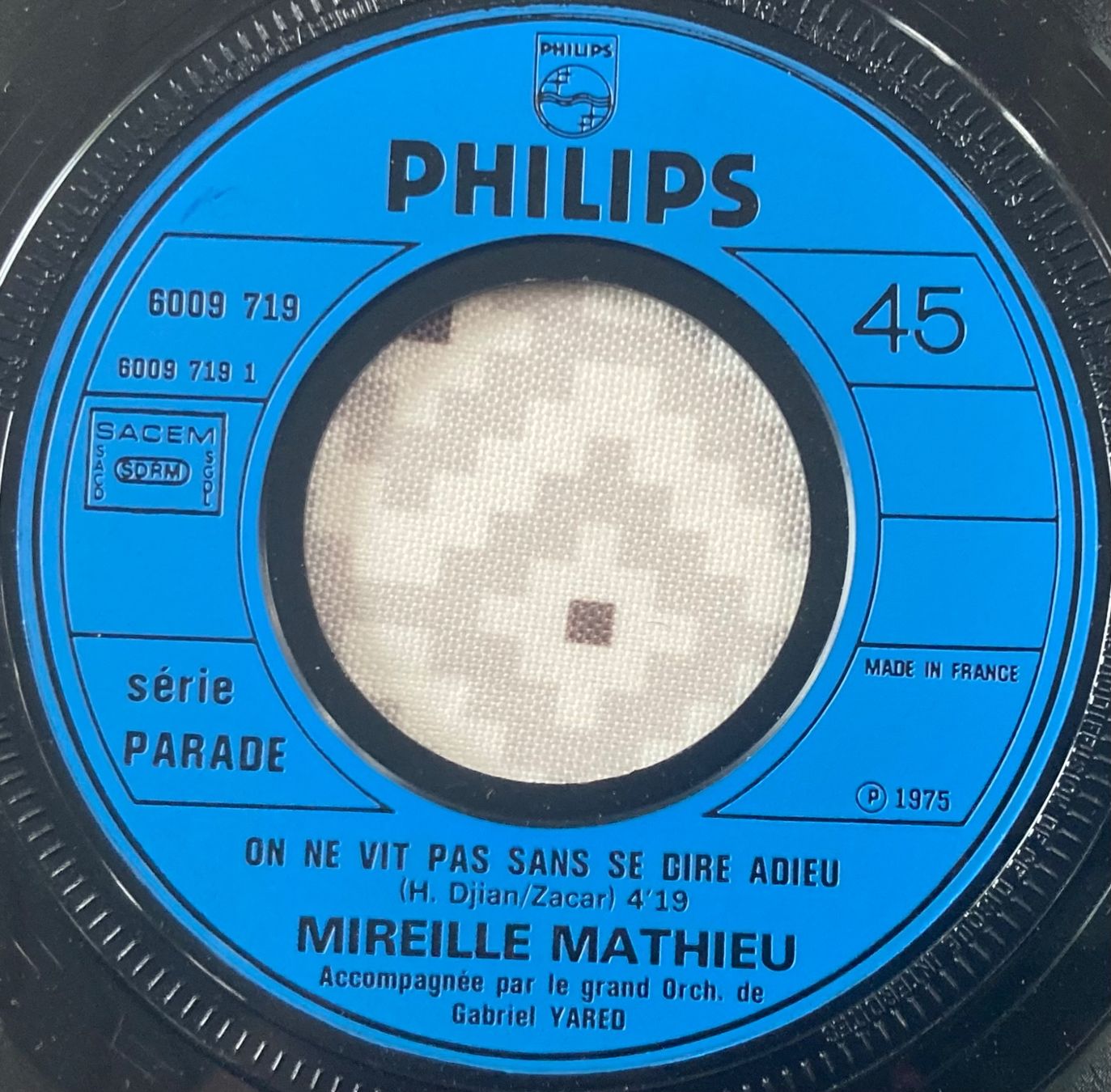 Schallplatten: MIREILLE MATHIEU - ON NE VIT PAS SANS SE DIRE ADIEU – Gebraucht aus Poliez-Pittet von Newtown-Records 2