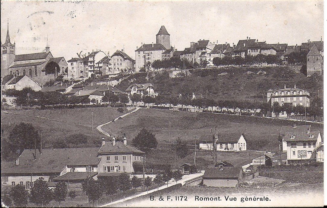 Cartes postales: ROMONT, vue générale partielle – D'occasion à Les Verrières par Scampi0