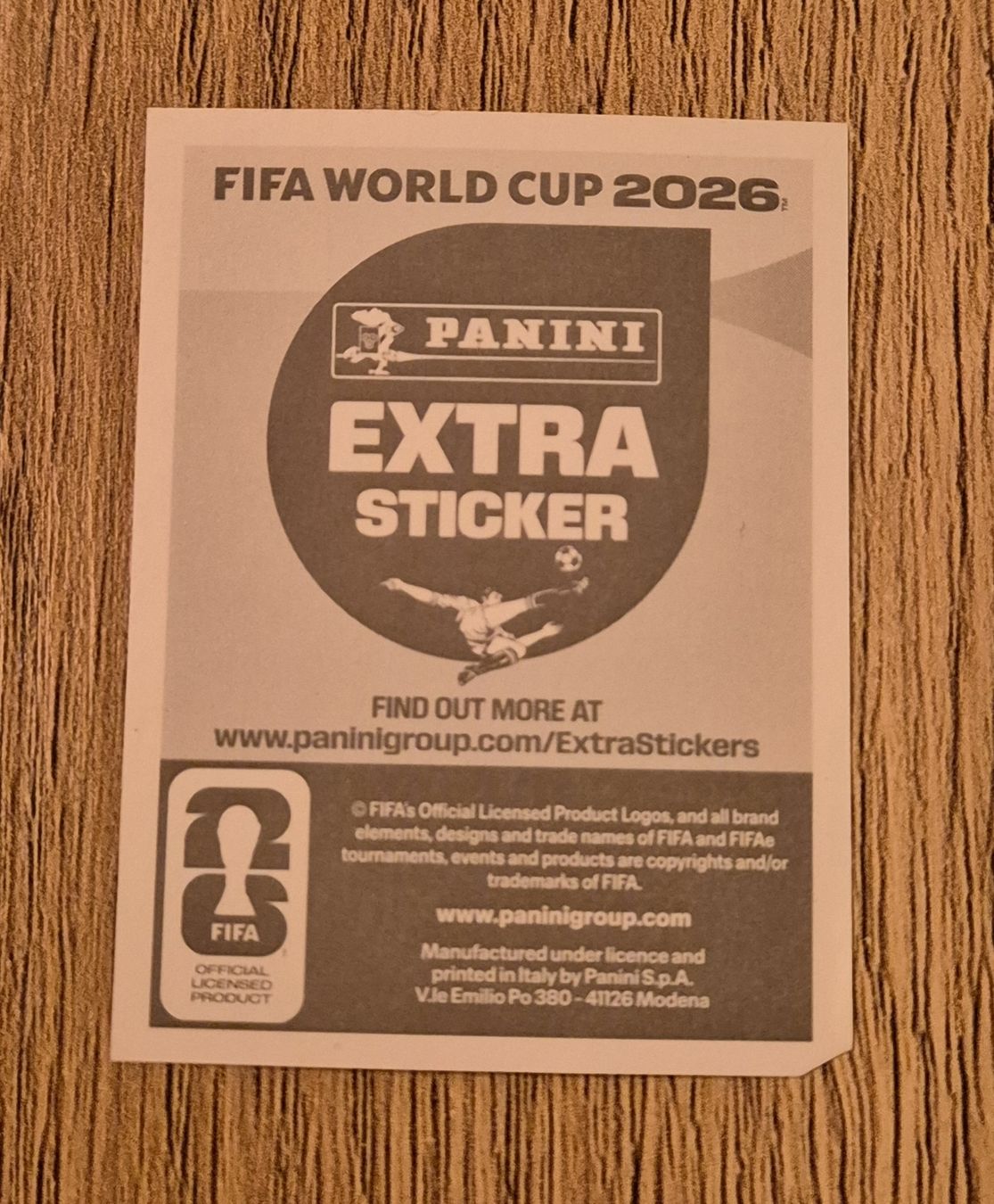 Panini Cartes à collectionner: Extra sticker Doku Bronze World Cup 2026 – Défectueux à Choëx par Stoj 1