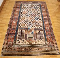 Antiker Kaukasischer -Teppich – 102 cm x 167 cm – ca. 1900