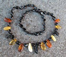 ♥  ELEGANT /  FEINE KETTE / Baltischer Bernstein ♥