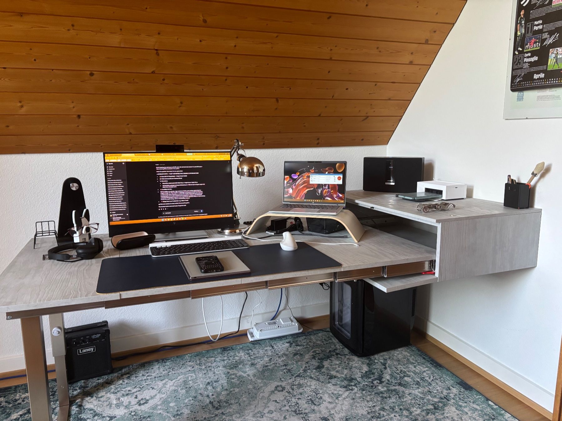 Tables: "ALICE" CONVERTIBLE WALL CONSOLE & EXTENDABLE DESK – D'occasion à Riehen par chr_kt5p 3