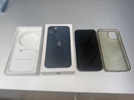 iPhone 13, 256 GB, Midnight, Top Zustand, Inkl. Hülle