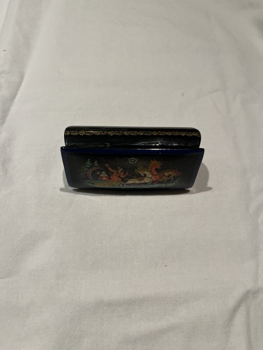 Tutte le decorazioni: Russische Lackdose Schmuckdose Vintage – Usato da Basel venduto da WissenToGo 5