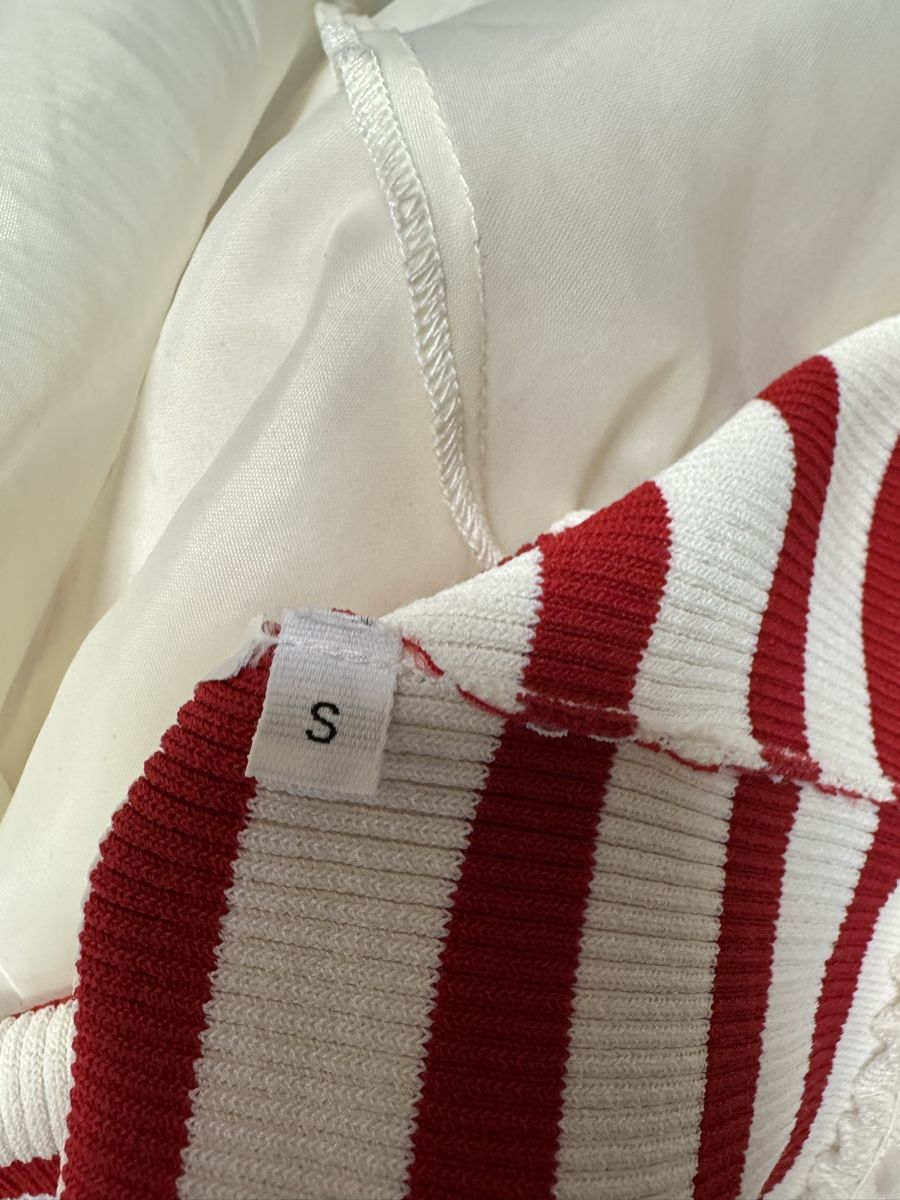 Vestiti: P.A.R.O.S.H. Kleid, rot-weiss gestreift Gr. S – Usato da Zürich venduto da Finesse54 4