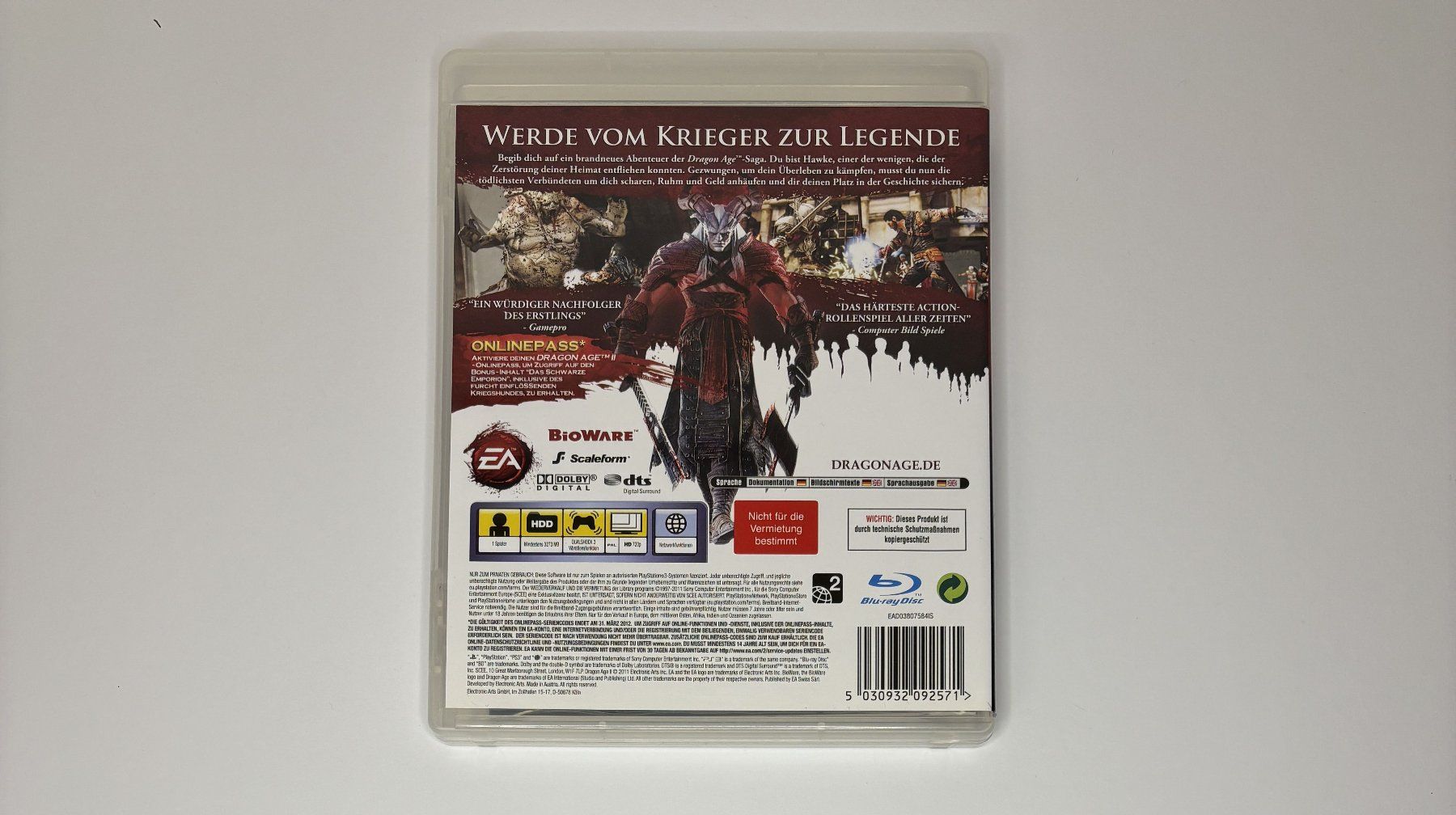 Giochi: PS3 - Dragon Age II – Usato da Allschwil venduto da Bullach 2
