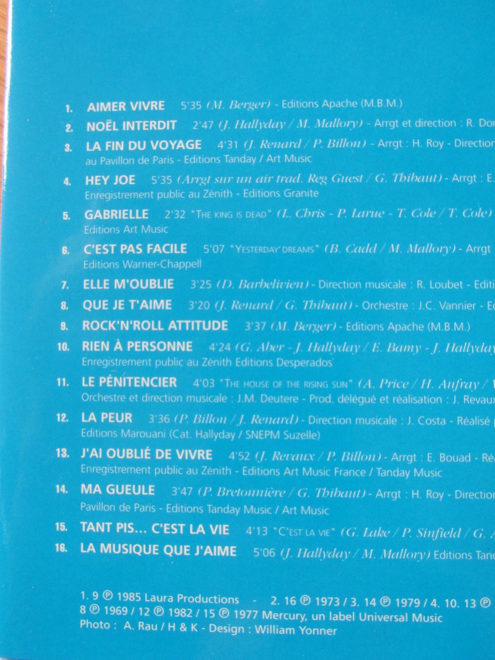 CD: Johnny Hallyday - Vol. 1 / CD – Usato da Seengen venduto da mikelele 1