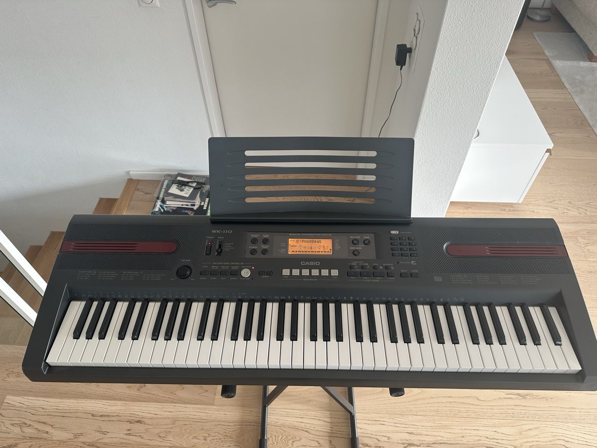 Casio WK-110 Keyboard - Perfekt für Einsteiger! Top Zustand (Gebraucht ...