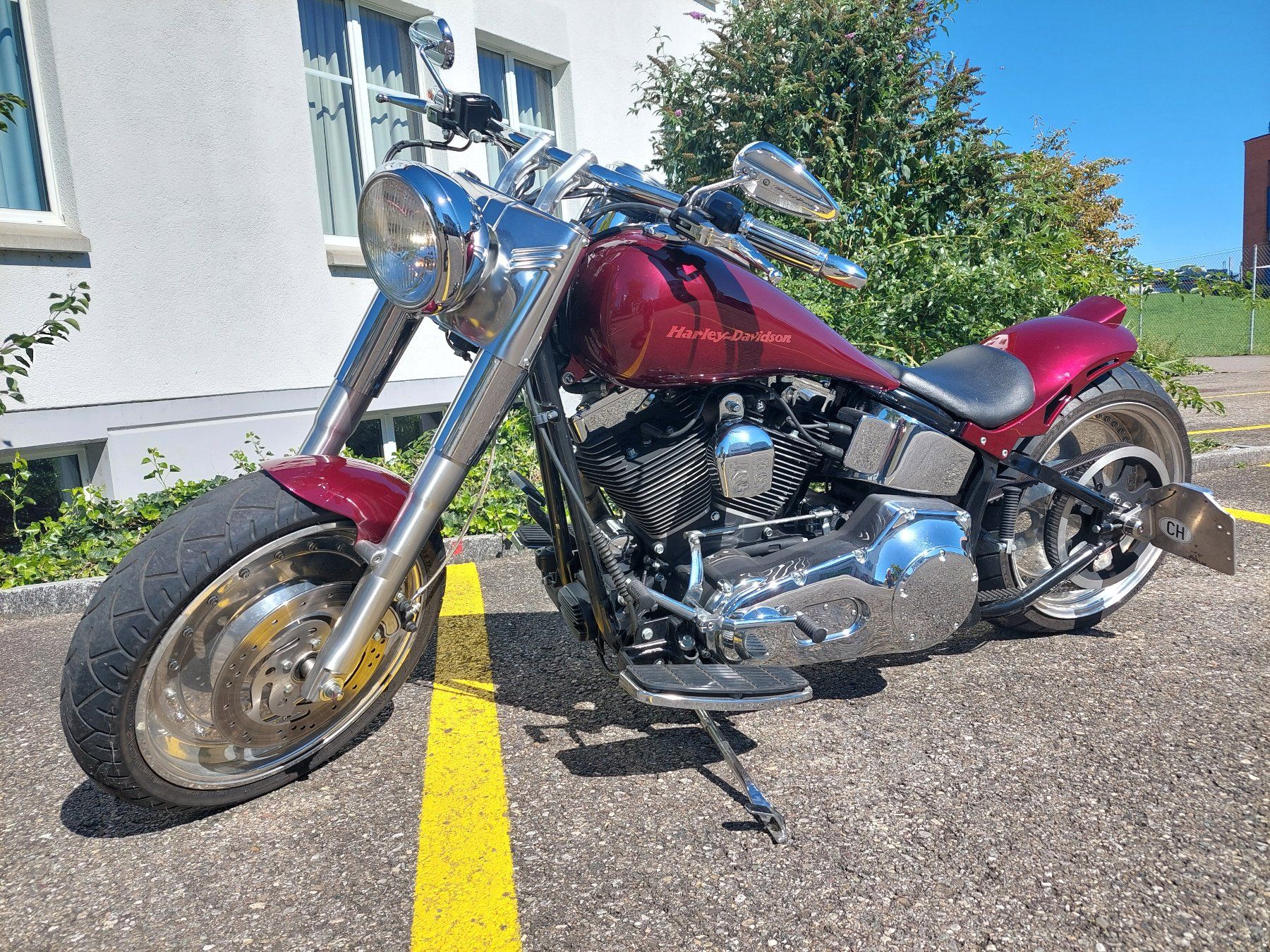 Chopper: Harleiy Davidson FLSTF – Usato da Altnau venduto da wahet 1
