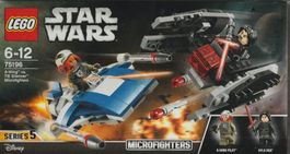 LEGO STAR WARS 75196 A WING vs TIE SILENCER MICROFIGHTER‪‪S