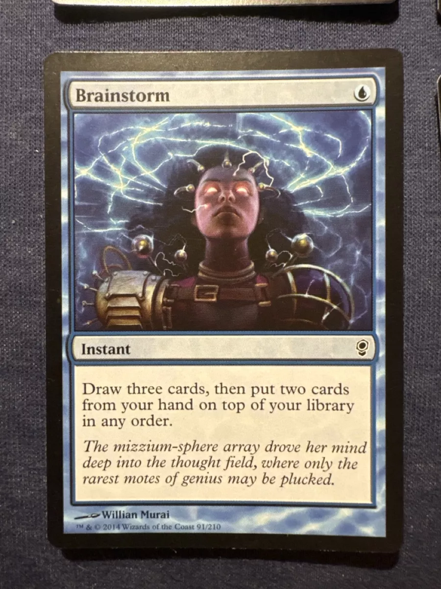 Spiele: Mtg Brainstorm 4x – Gebraucht aus Wallisellen von Fifteen053