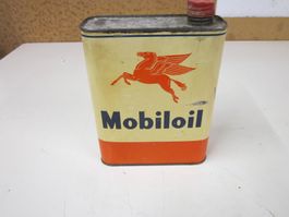 MOBILOIL Oelkanne öldose Bidon Vintage Auto Oldtimer