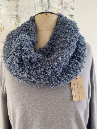 Kuscheliger Schlauchschal - jeansblau