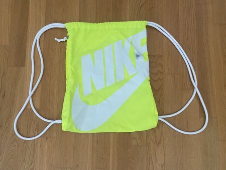 Turnbeutel Nike Neongelb mit Reissverschluss