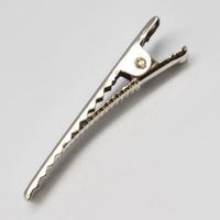 Haarklammer, Haarspange 57x8,5mm Metall