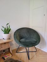 Sessel Samt grün