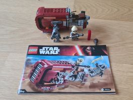 LEGO Star Wars 75099 Rey's Speeder mit Figuren und Anleitung