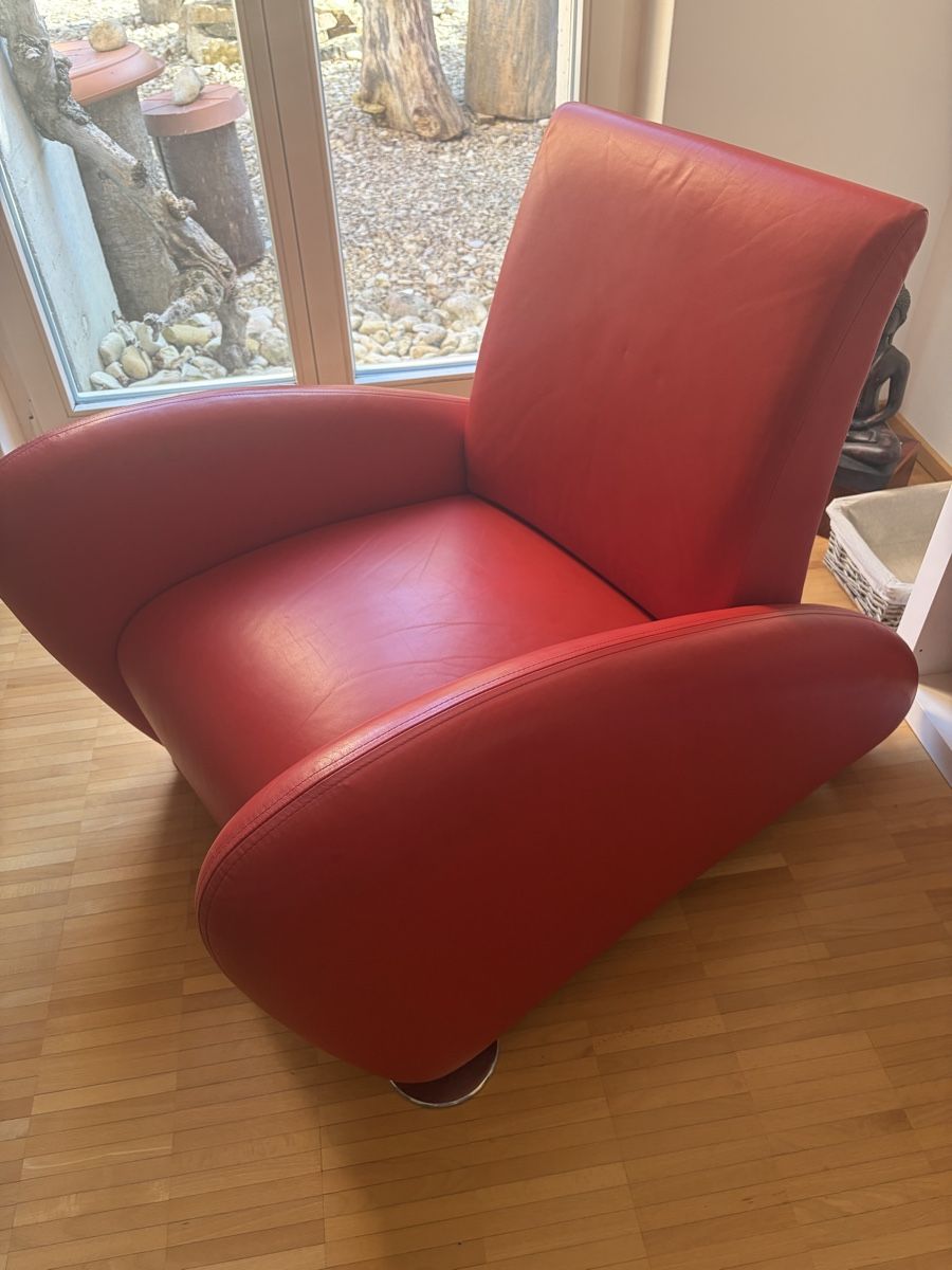 Sitag Poltrone: Leder Sessel – Usato da Basel venduto da LSK-MEM 2