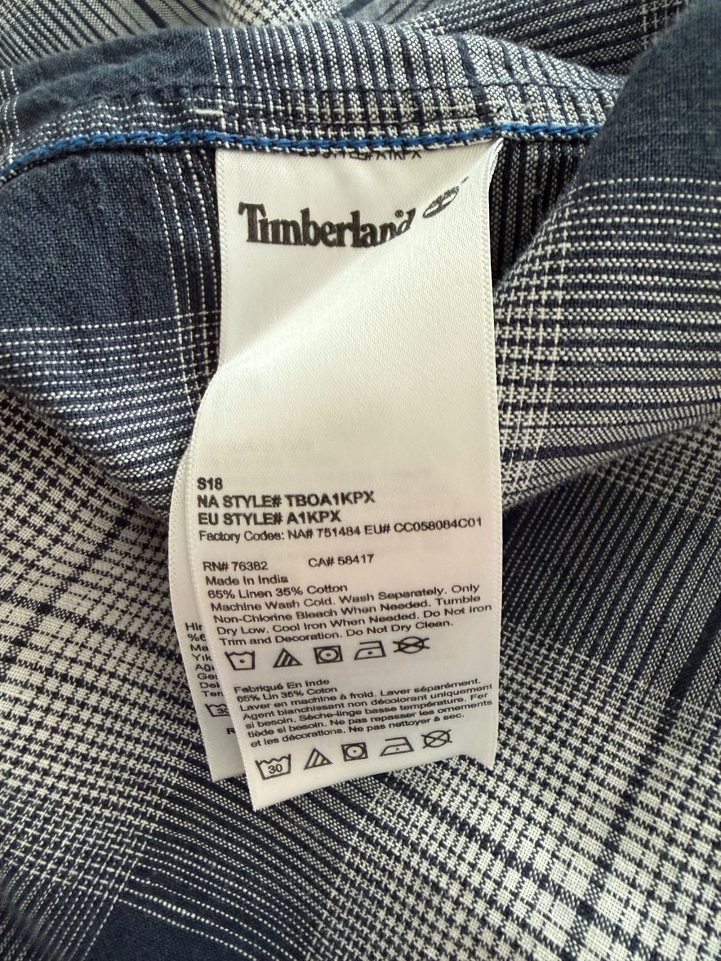 Timberland Camicie: Timberland Hemd Slim Fit, Grösse M – Usato da Nänikon venduto da marcusg70 4