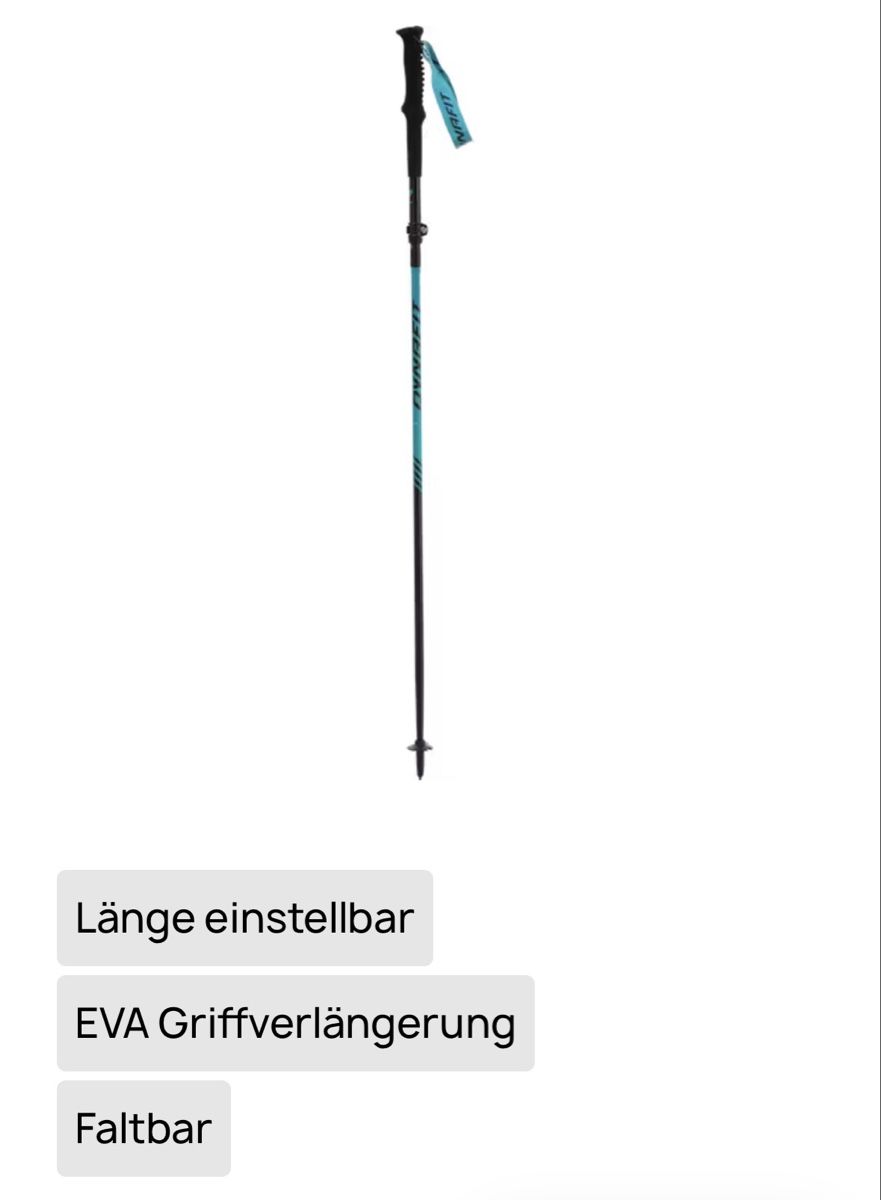 Dynafit Bastoncini da trekking: Dynafit Trailrunning / Ultra Stöcke, Storm blue – Nuovo e nell'imballaggio originale da Turtmann venduto da p1413b 1