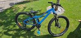 Kinder Velo Bike blau 24" mit Federgabel