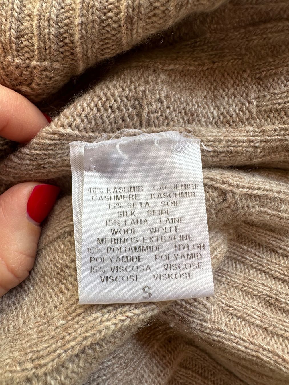 Pullover & Sweatshirts: Kaschmir Rollkragenpullover zopfmuster beige Gr S – Gebraucht aus Zürich von anyka 3