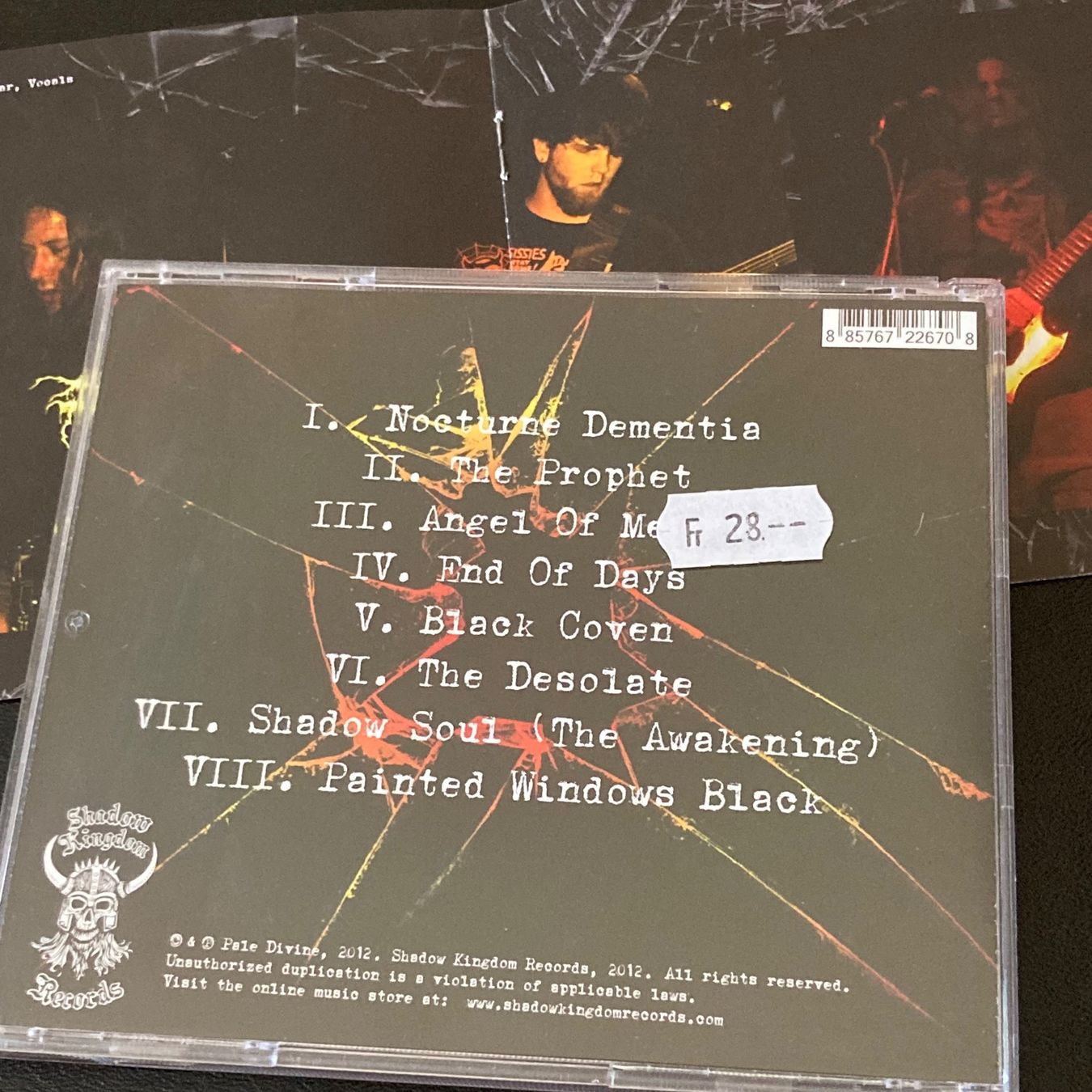 CDs: Pale Divine - Painted Windows Black | Doom Metal – Gebraucht aus Bern von Ntsamina 1