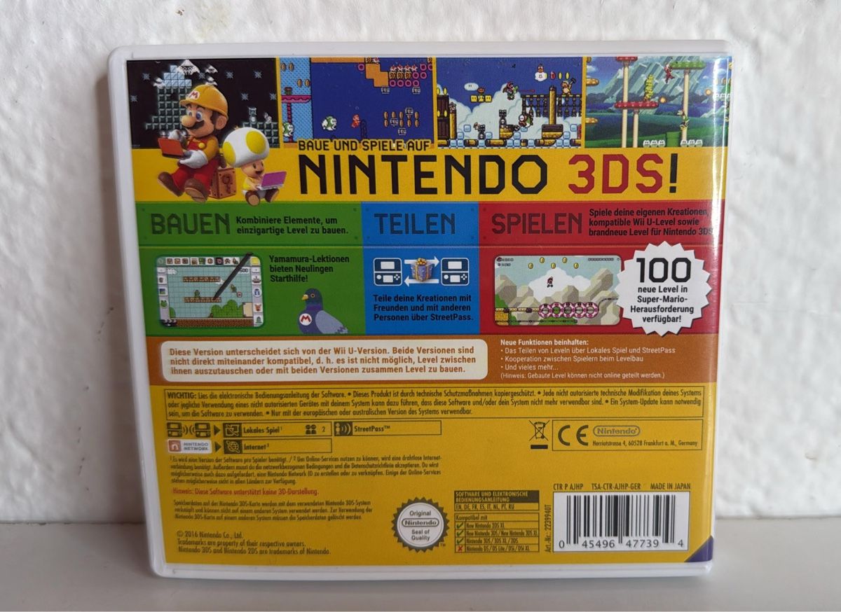 Nintendo Spiele: Super Mario Maker for Nintendo 3DS - Great Condition! – Gebraucht aus Ehrendingen von bubulence 1
