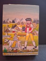 Sommer Mini Bild Senn Màchen Haus Ziegen  * 43