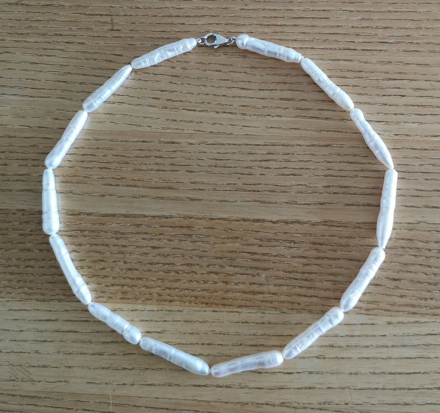 Catenine: Süsswasserperle Kette, Stäbchen, 48cm – Nuovo e nell'imballaggio originale da Rümlang venduto da 21f 3