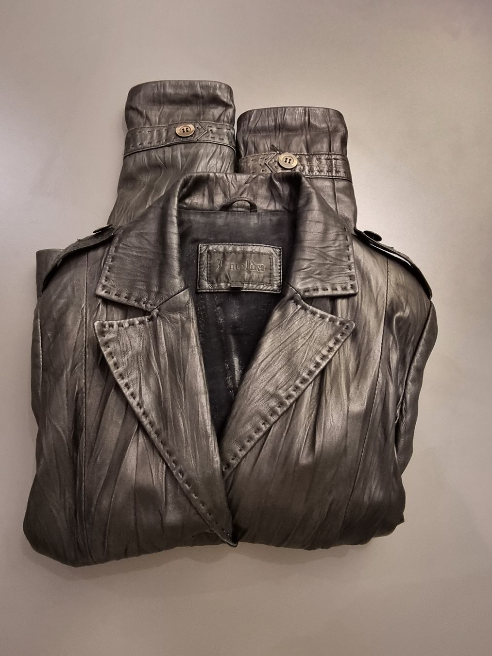 Giacche: Leder Jacke,  Gr. 38, Schwarz – Usato da Rorschacherberg venduto da Olgamedved 7