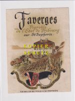 Etikette - Faverges (Vignoble de l'Etat de Fribourg) /bd