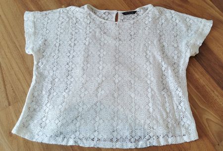 T. Shirt, top dentelle Massimo Dutti - Taille S - État top!