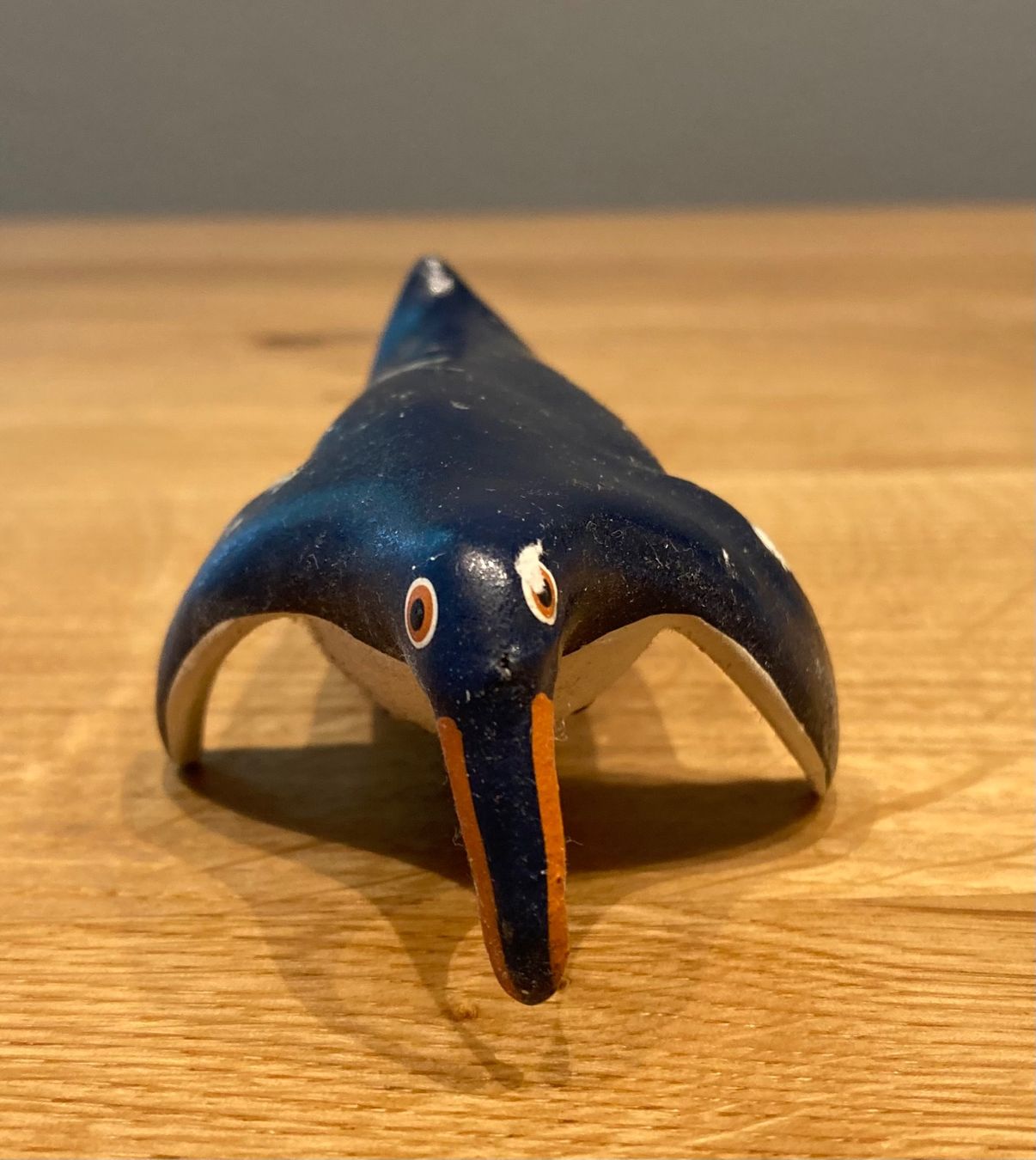 Statuette: Werbefigur Pinguin "Laines du Pingouin", aus Gummi – Usato da Winterthur venduto da silen 5