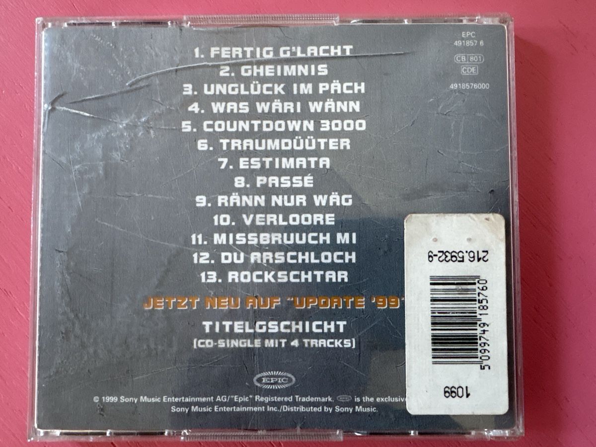 CD: Subzonic - Update '99 & Titelgschicht (2CD) – Usato da Lützelflüh-Goldbach venduto da Deiv4 1