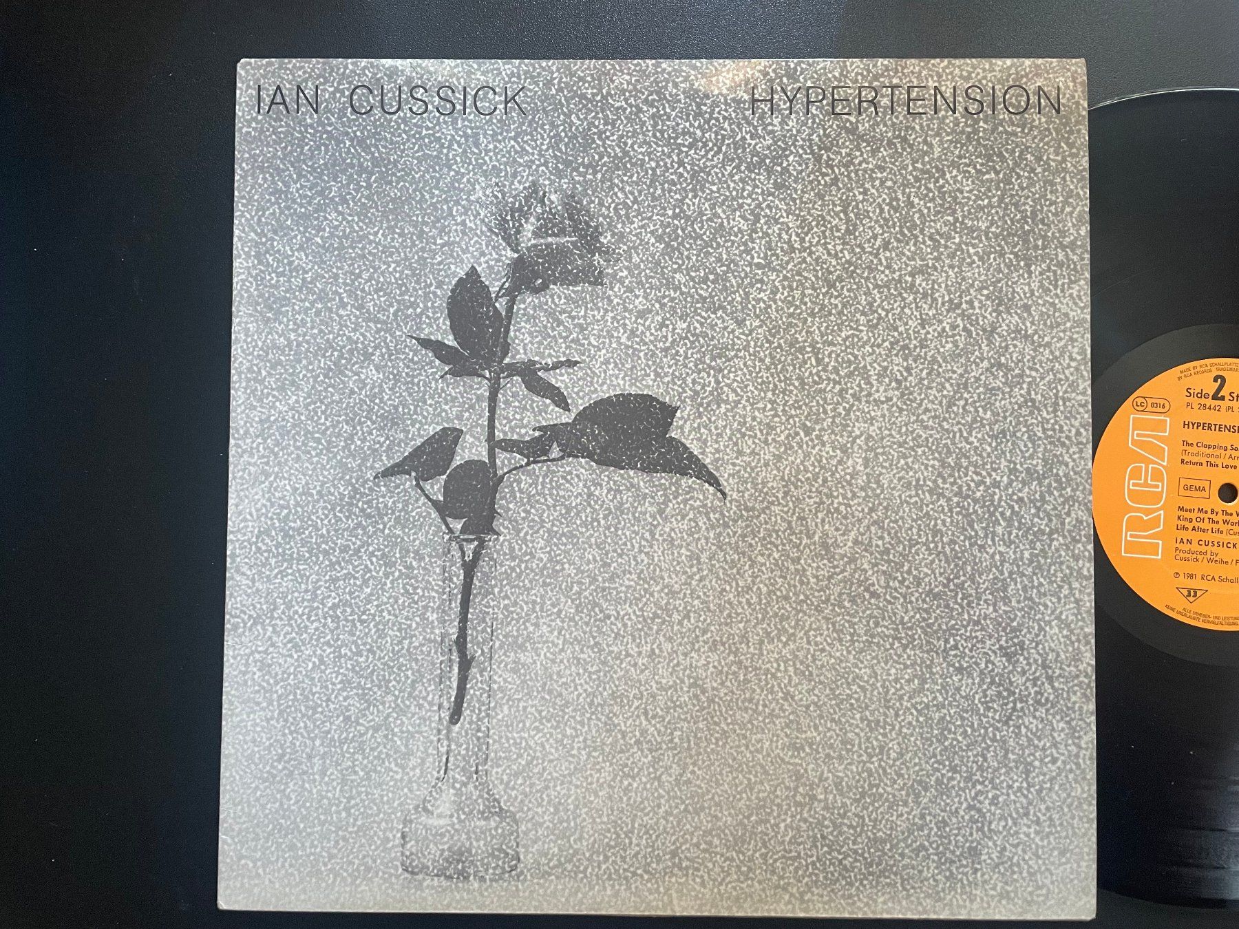 Schallplatten: Ian Cussick, Hypertension, D – Gebraucht aus Kleinlützel von Vinylspezi