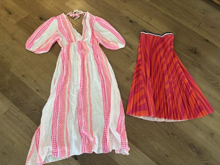 Kleider Set Sommerkleid und Rock Grösse S/M Pink