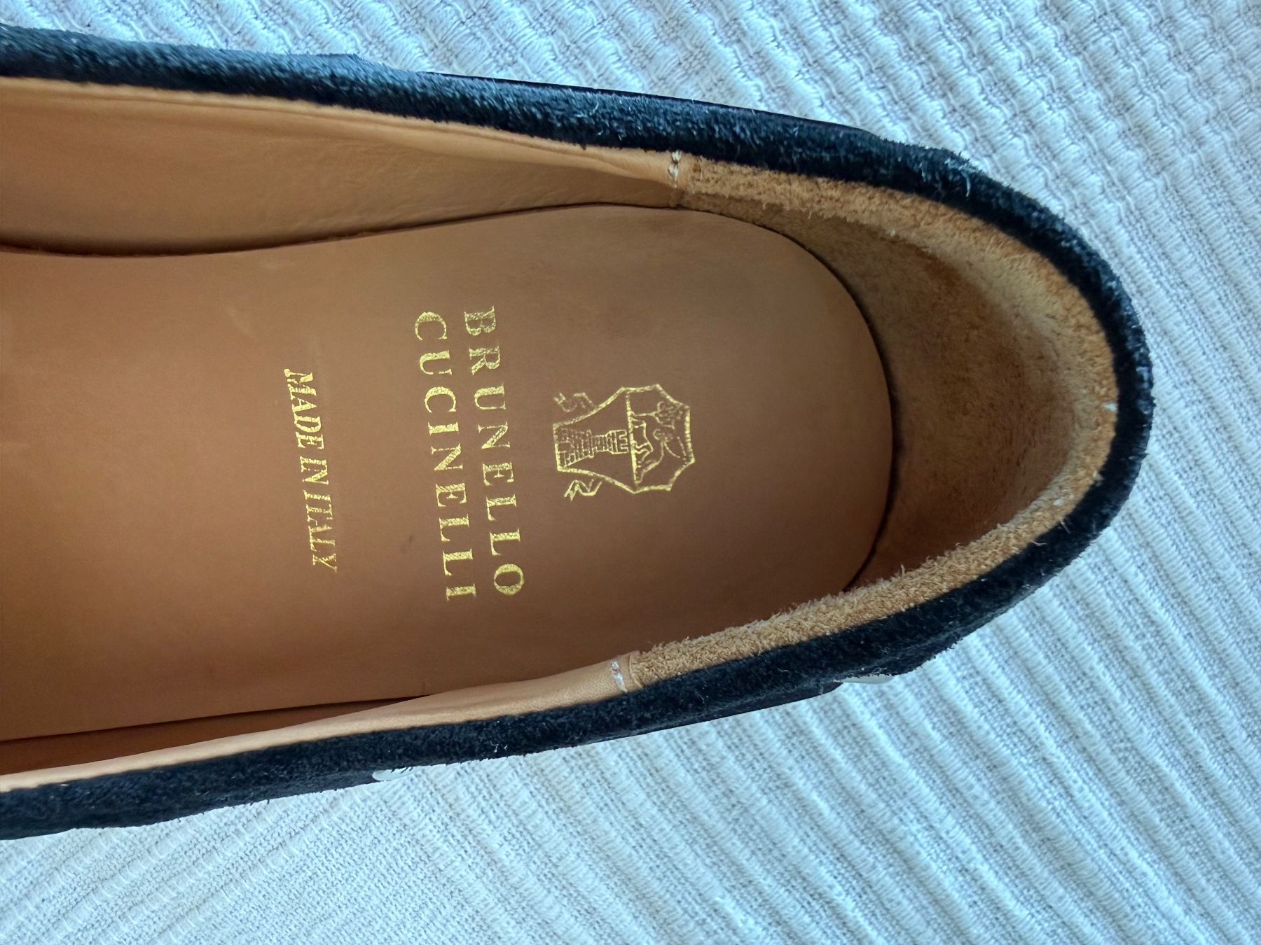 Brunello Cucinelli Scarpe da uomo: Brunello Cucinelli Wildleder Bootsschuhe / Loafer Schwarz 42 – Usato da Zürich venduto da Viz_119 7