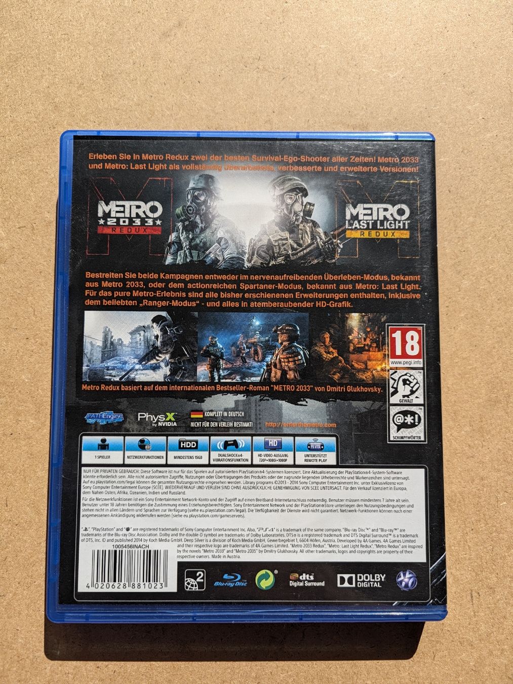 Giochi: Metro Redux Ps4 – Usato da Chur venduto da FreakofRarity 1