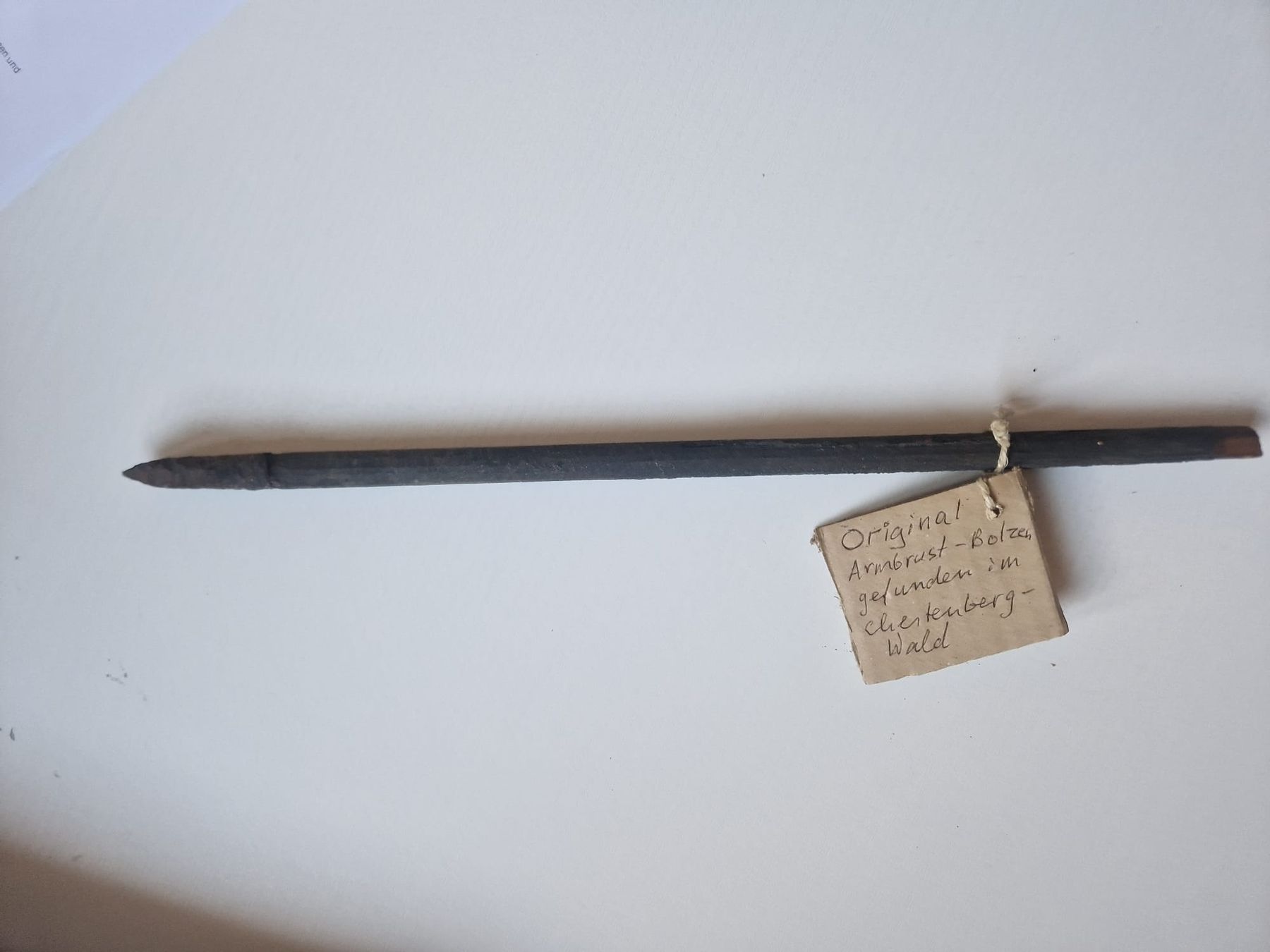Tiro con l'arco: vermutlich antiker Armbrust Bolzen – Usato da Hasle b. Burgdorf venduto da mir_qk9d