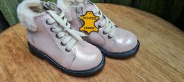 DENO Kinderboots Echtleder Stiefel gr 26💕Pink💕(822)