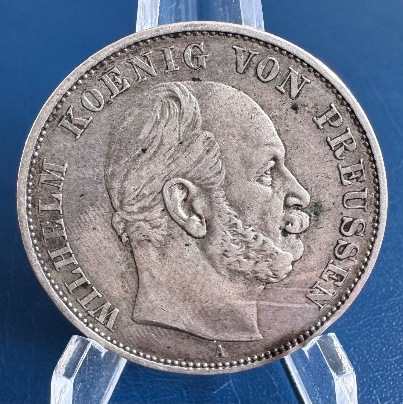 Tutti le monete: Preussen Siegestaler Wilhelm I 1871 A Silber – Usato da Ebikon venduto da Dmasterx
