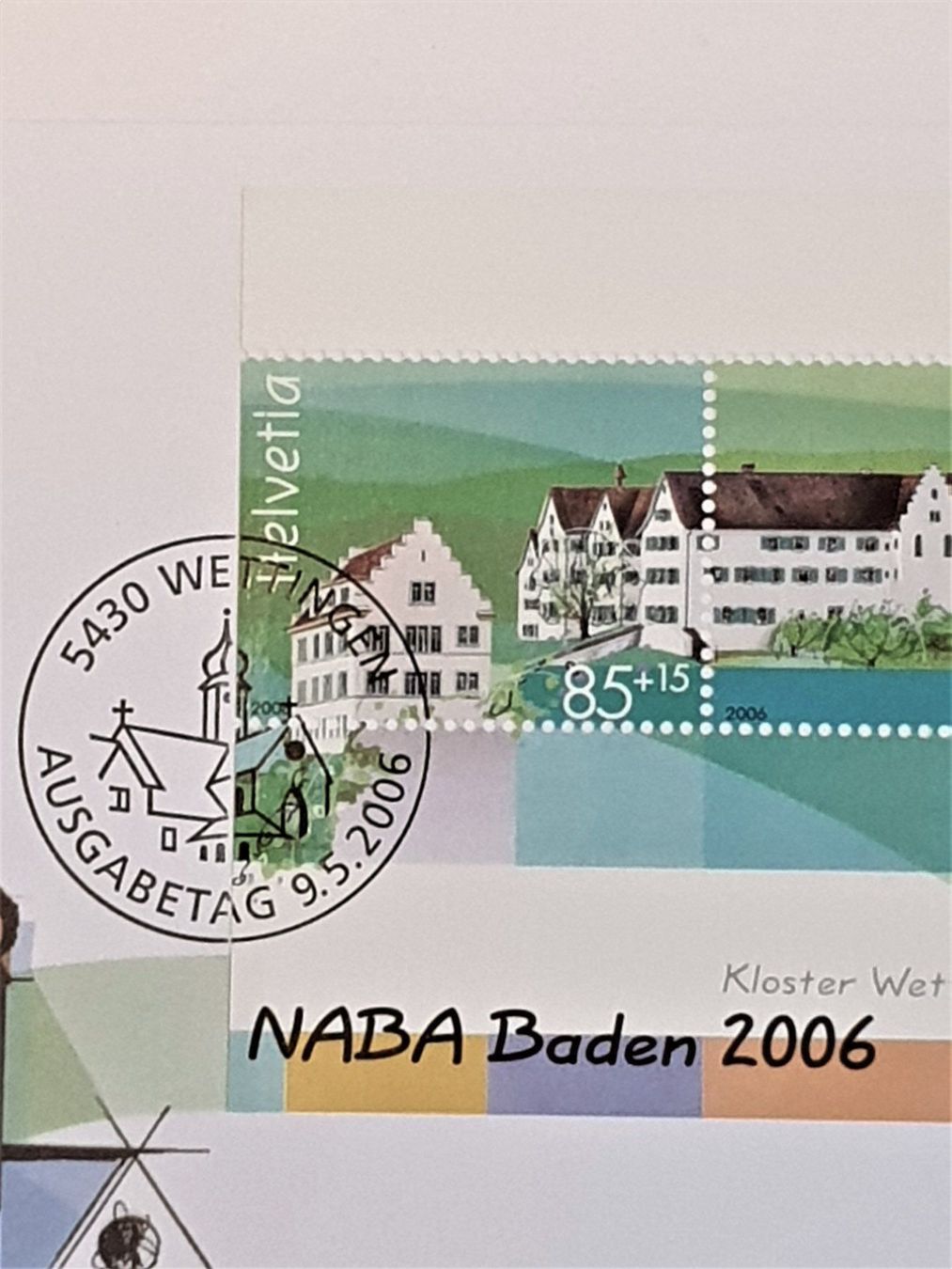 Tutti i francobolli: (43)  2006 NABA I - Kloster Wettingen ET – Usato da Schwarzhäusern venduto da Inot3 5