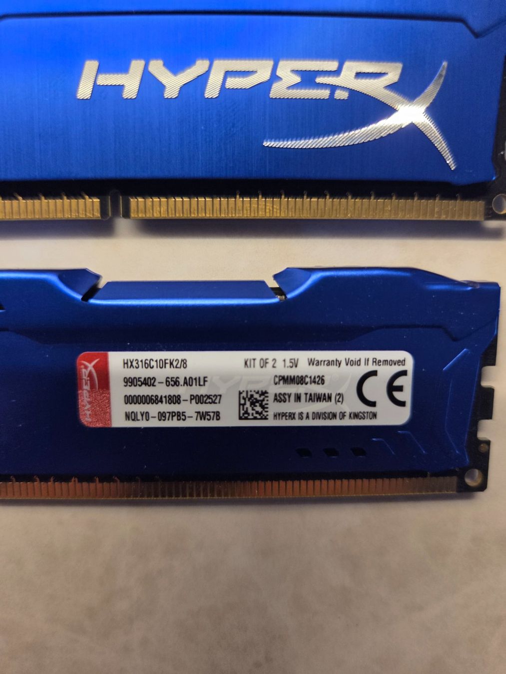 Hyperx Memoria / RAM: Fury Hyperx DDR3 8GB Ram (2x4) – Usato da Zihlschlacht venduto da vogelgrip 1