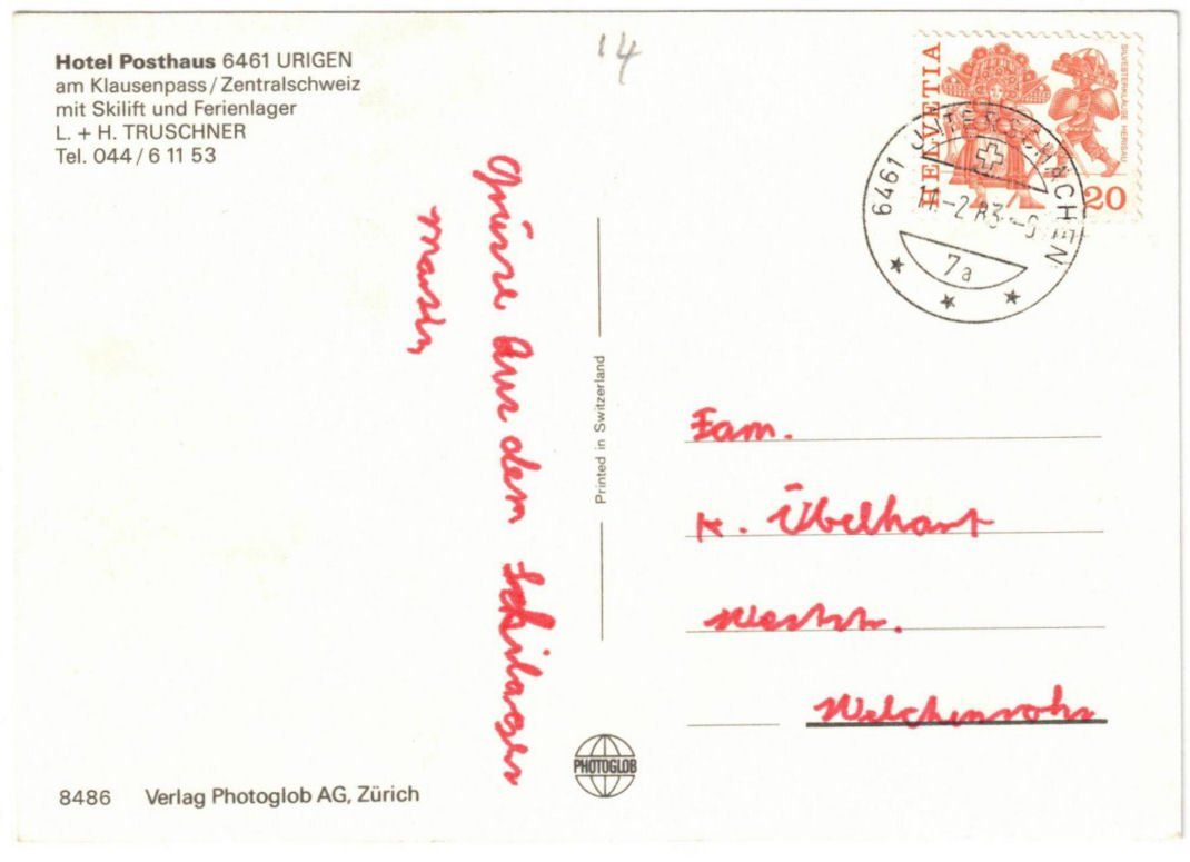 Cartes postales: Urigen - 4 Bild AK – D'occasion à Binningen par Mountainrider 1