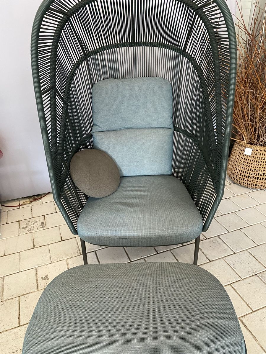 Dedon Poltrone: Dedon Coccon Sessel mit Hocker – Nuovo (secondo la descrizione) da Aarau venduto da ric_j2fq