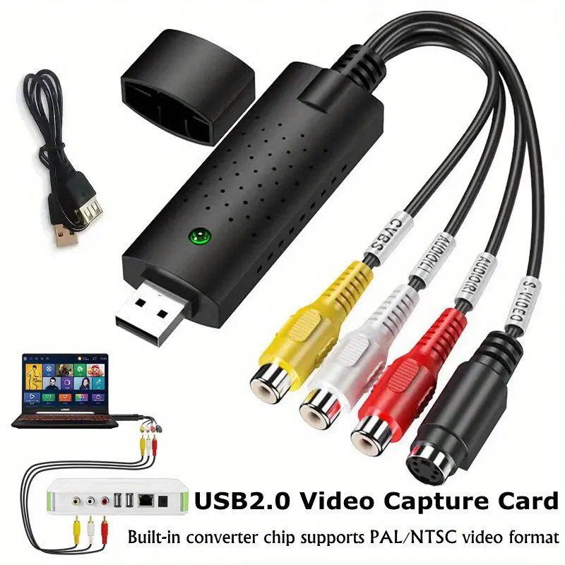 Video Audio Grabber VHS VCR USB Video Capture Card Zu DVD Ko (Neu und ...