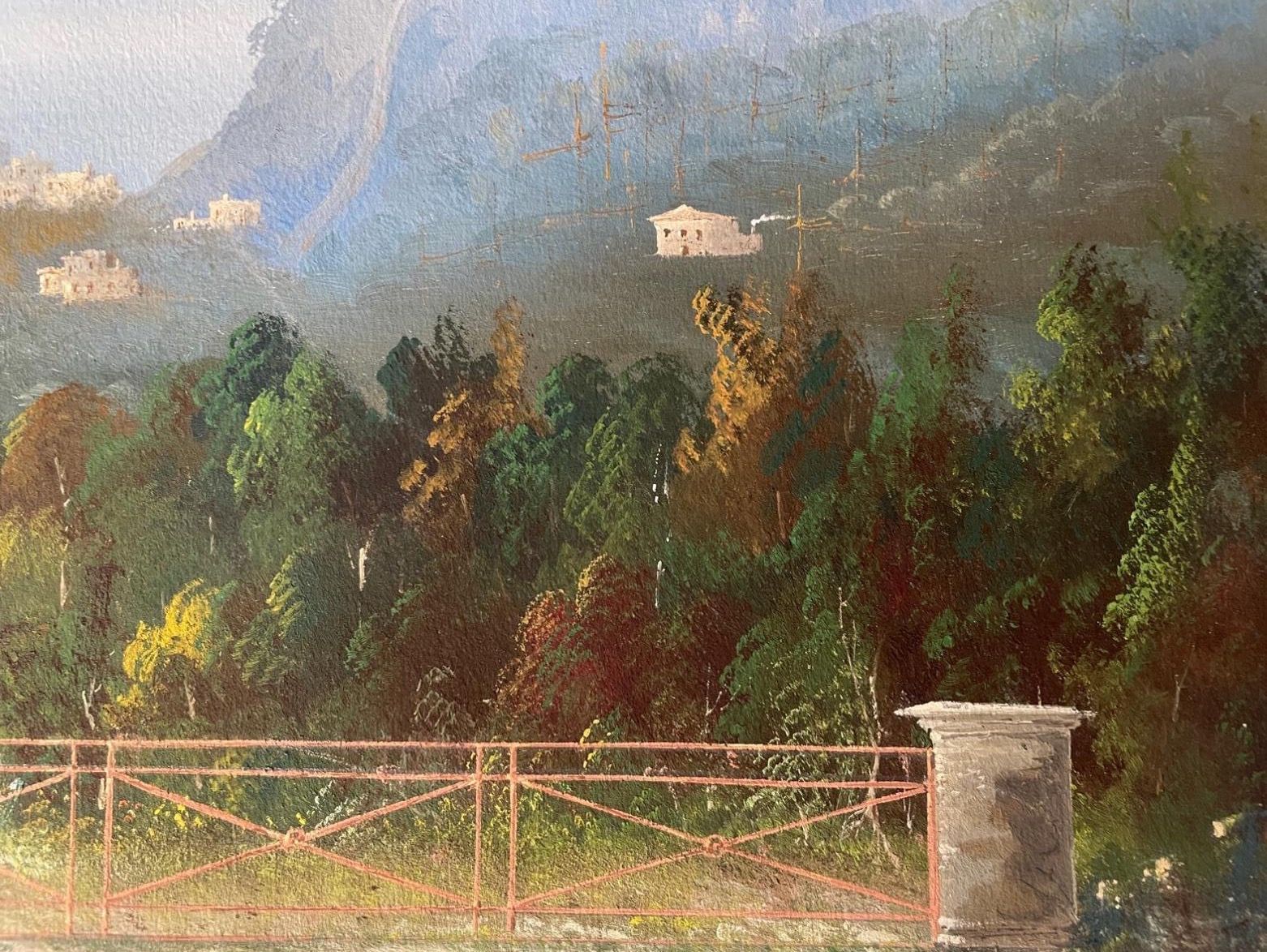 Dipinti: AUGUSTO CORELLI 1853/1918 GOUACHE DES ENVIRONS DE NAPLES – Usato da Genève venduto da aic_p8ld 5