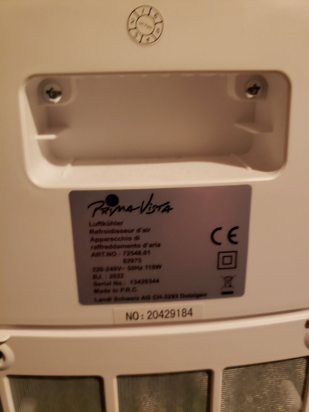Ventilatori: Prima-Vista Luftkühler 220-240V – Usato da Loveresse venduto da Gloveresse 2